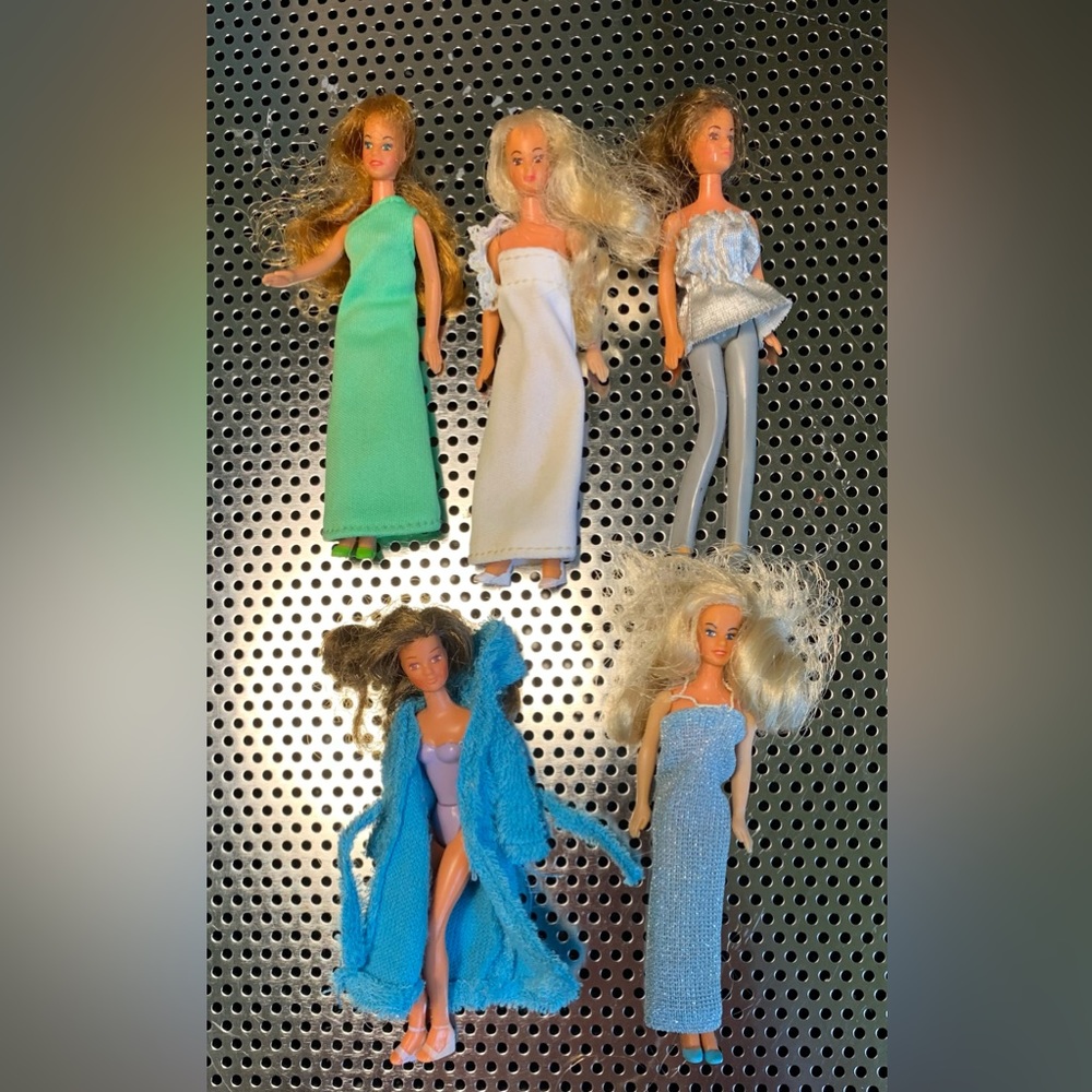 Lot of 5 Vintage Kenner Glamour Gals dolls 80s